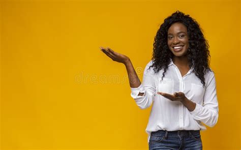 Text on Pen Pointing to African Girl Smiling
