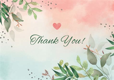 Thank You Card Templates