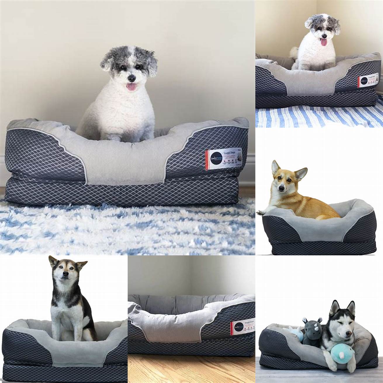 The BarksBar Orthopedic Dog Bed is a great choice for dogs with joint pain or arthritis