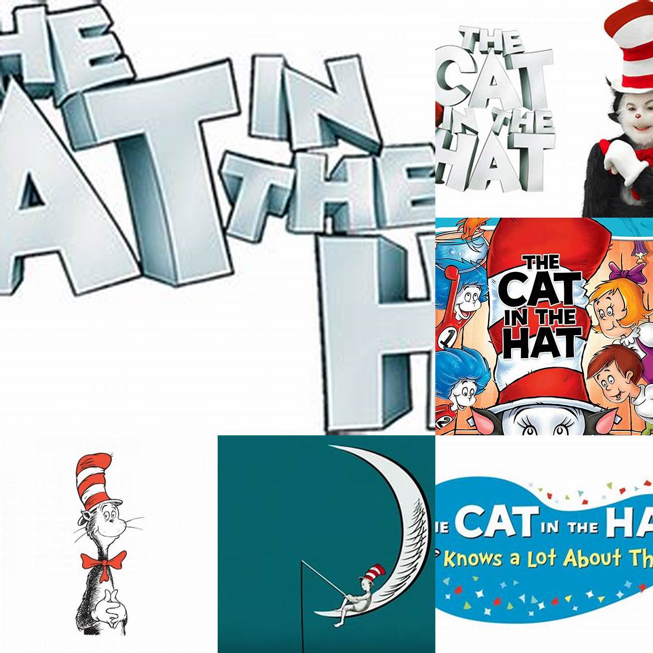 The Cat in the Hat Logo on a Backpack
