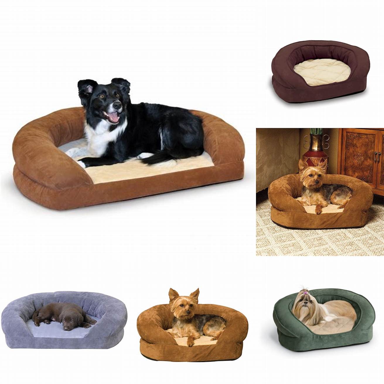 The KH Pet Products Ortho Bolster Sleeper is another great option for dogs with joint pain or arthritis