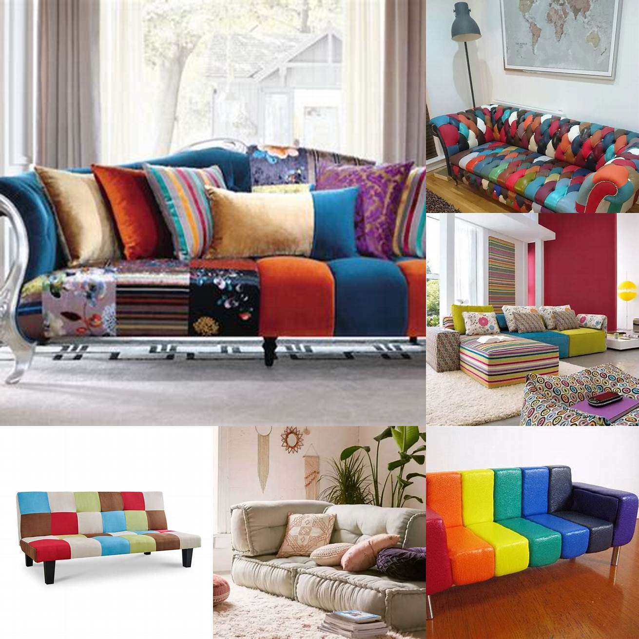 The Rainbow Sofa is the perfect statement piece for any living room