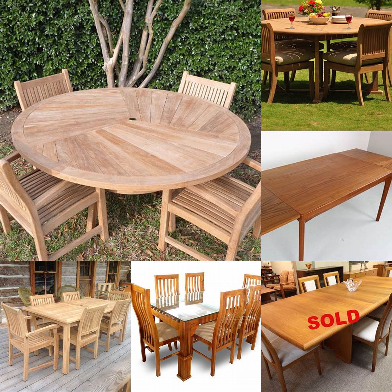 The Teak Dining Table