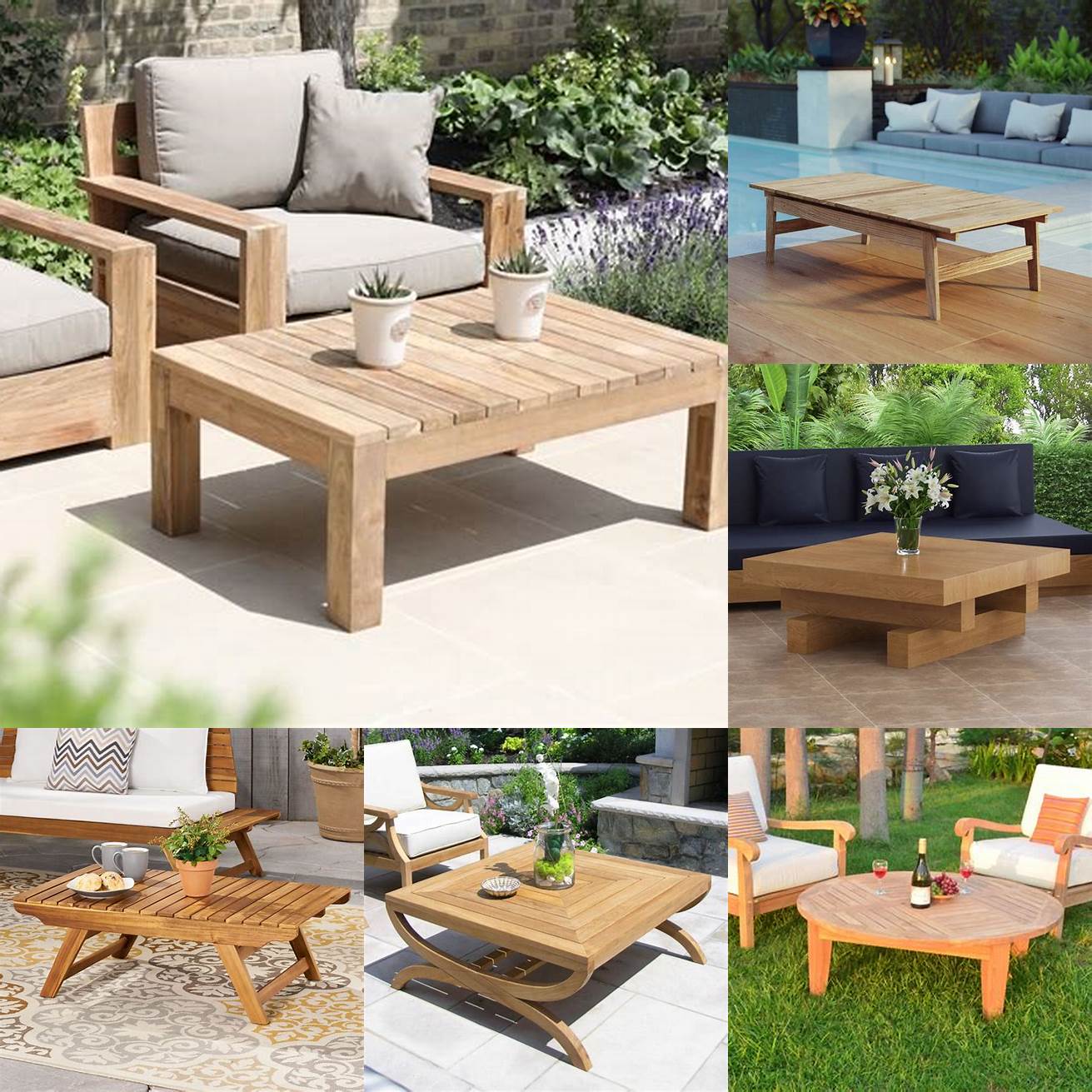 The Teak Outdoor Coffee Table