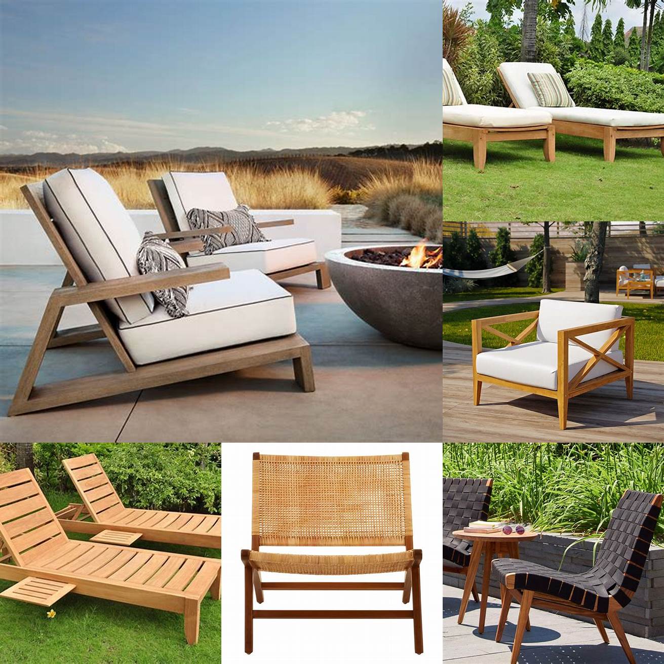 The Teak Outdoor Lounge Chair