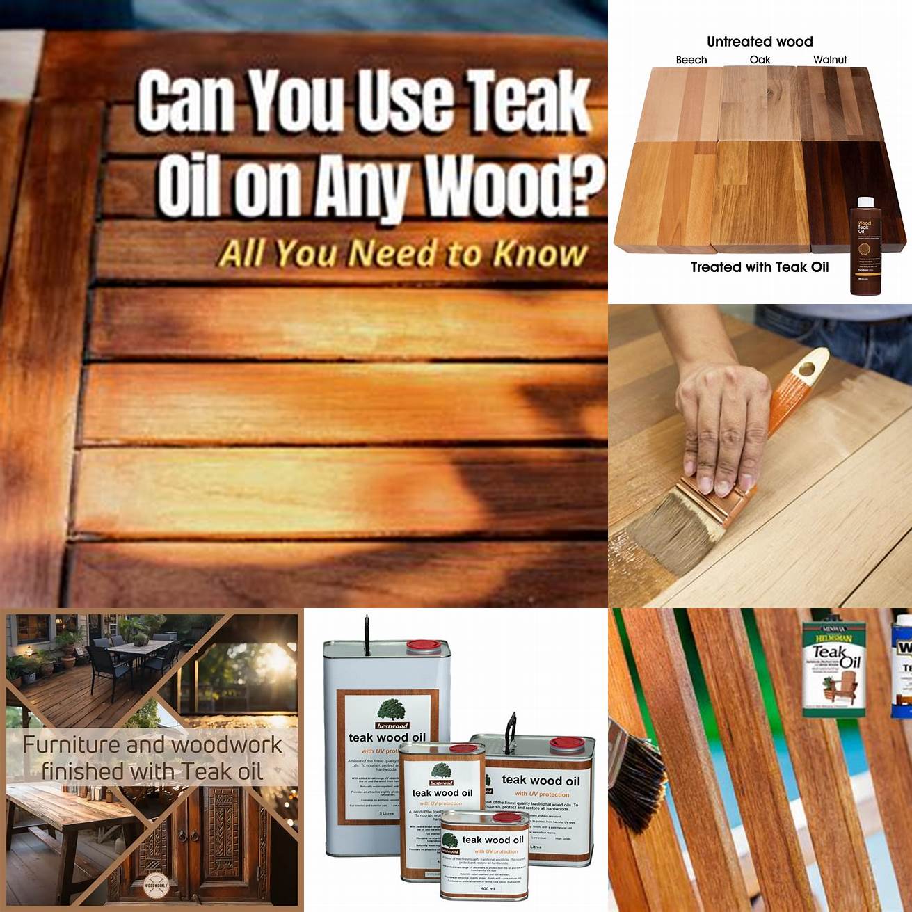 The benefits of using teak oil on oak furniture