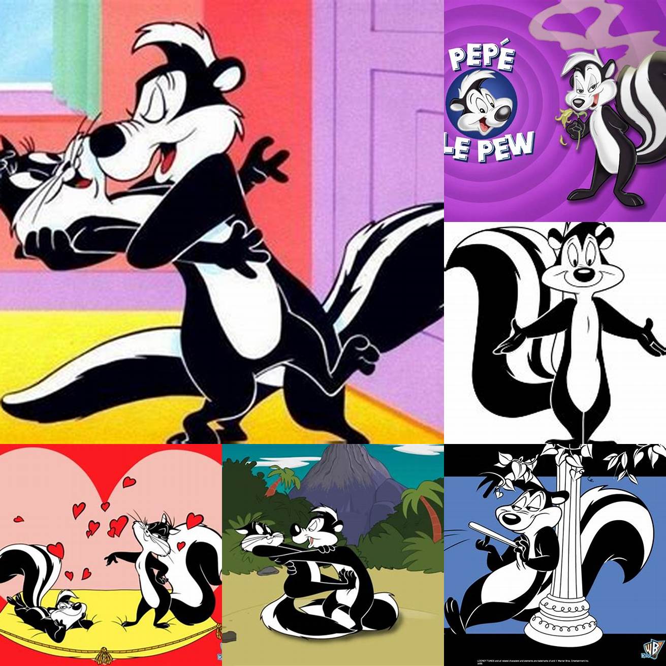 The cat from Pepe Le Pew has been used as a teaching tool for French language classes
