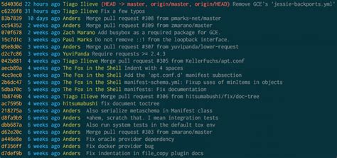 The shortest possible output from git log containing author and date