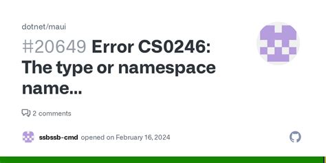The type or namespace name could not be found duplicate