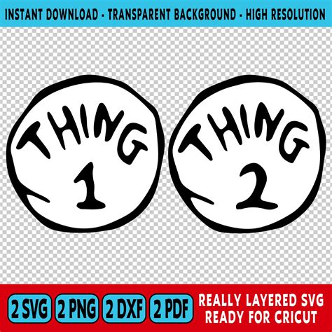 Thing 1 And Thing 2 Printable Images