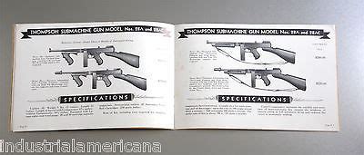 Thompson Submachine Gun Sears Catalog
