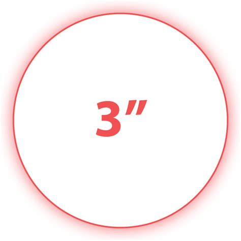 Three Inch Circle Template