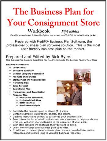 Thrift Store Business Plan Template