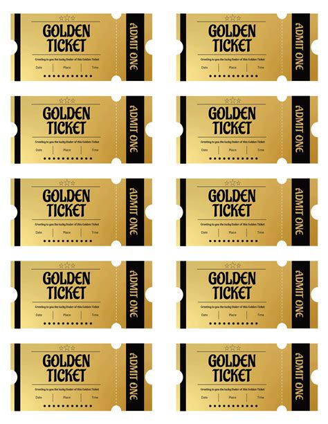 Ticket Coupon Template