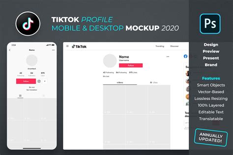 Tiktok Page Template