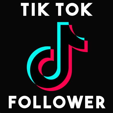 TikTok logo with Followers and Following