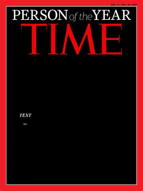 Time Man Of The Year Template