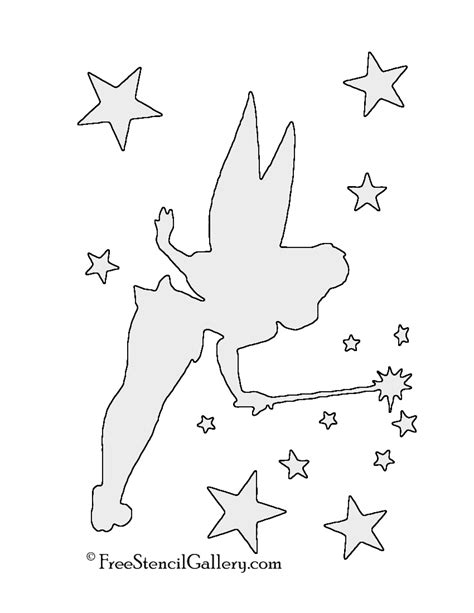 Tinkerbell Stencil Printable