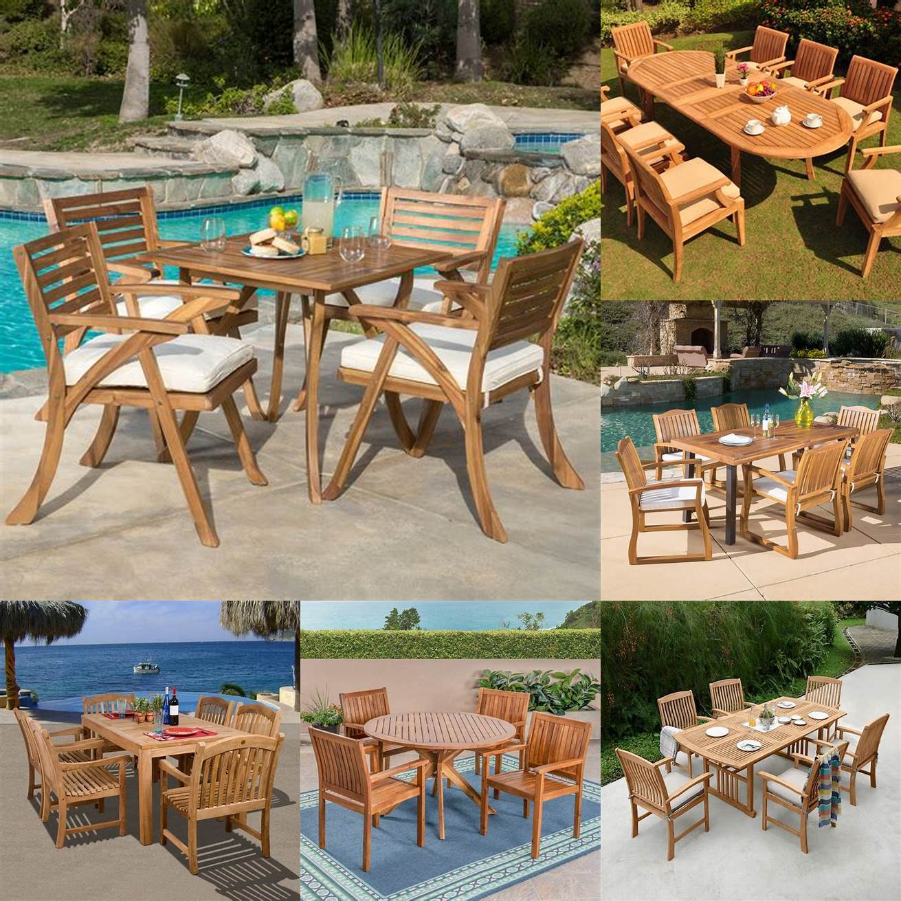 Tips for Buying Teak Wood Outdoor Dining Sets