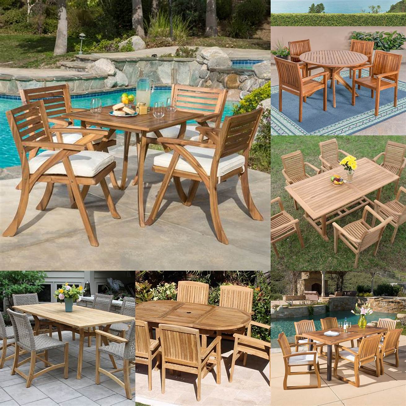 Tips for Maintaining Teak Wood Outdoor Dining Sets