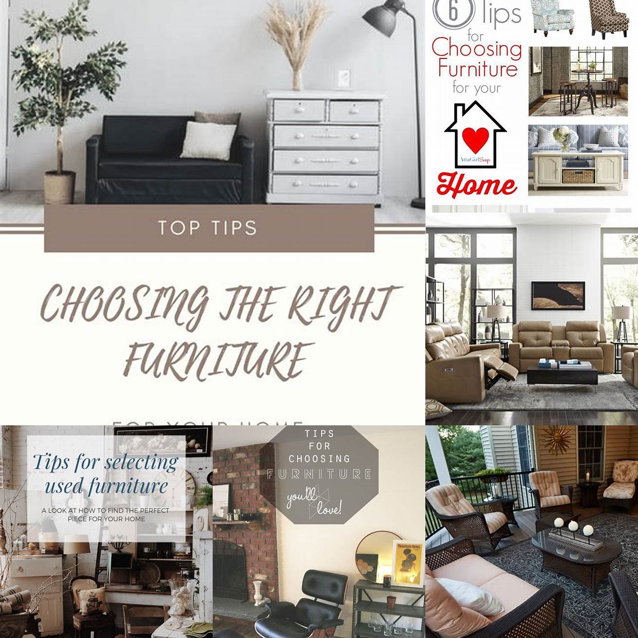 Tips for Selecting Furniture