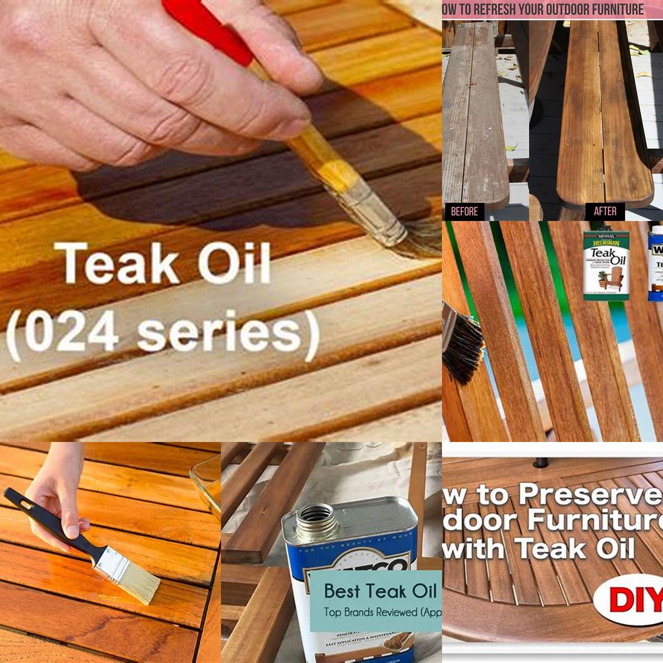 Tips for applying teak oil