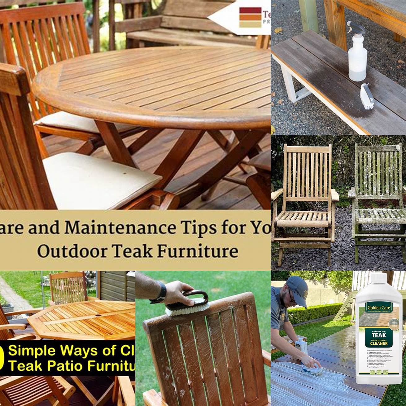 Tips on Cleaning Teak Furniture