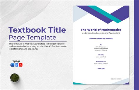 Title Page Template Google Docs