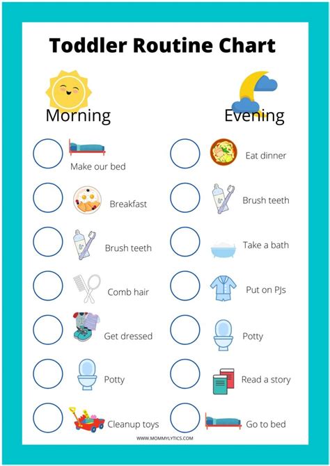 Toddler Schedule Chart