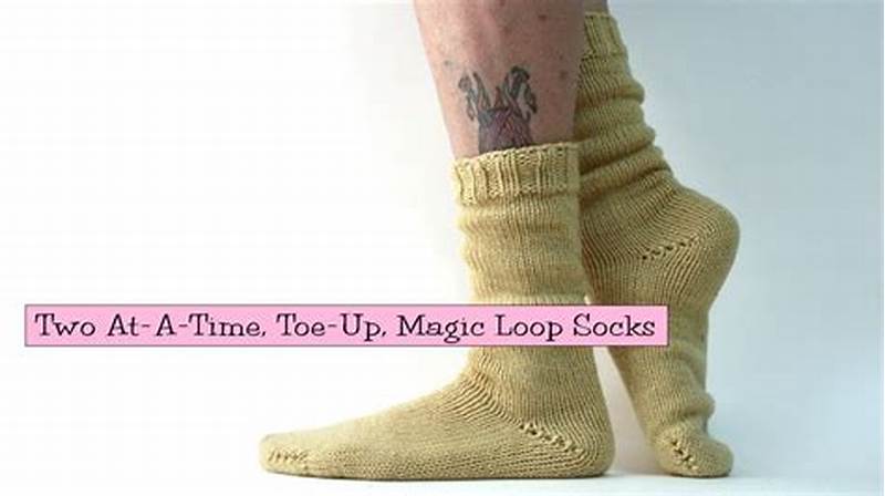 Toe Up Magic Loop Socks Pattern