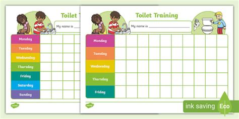 Toilet Training Reward Chart