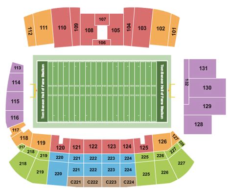 Tom Benson Stadium Seating Chart