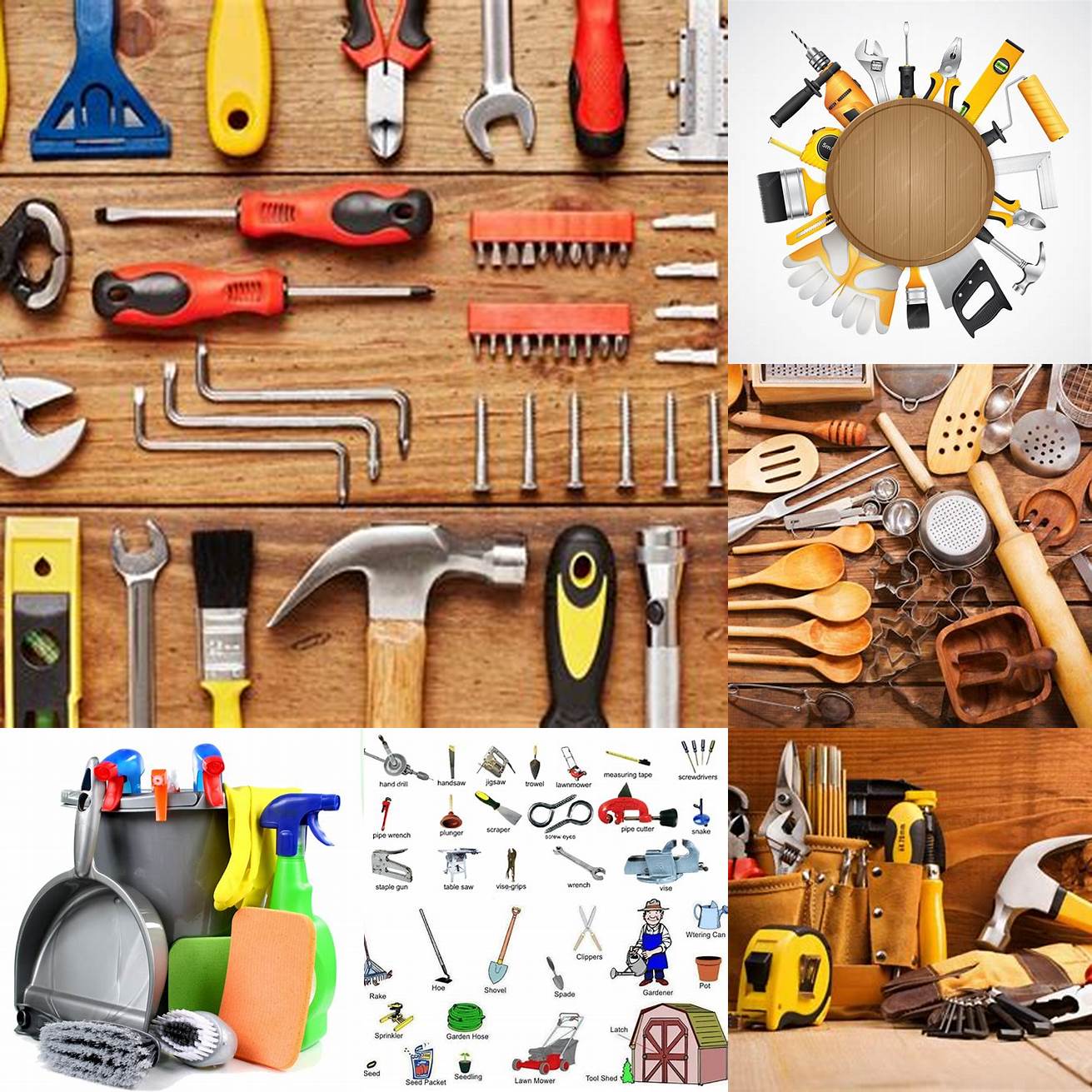Tools and supplies