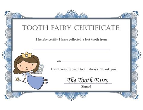 Tooth Fairy Printable