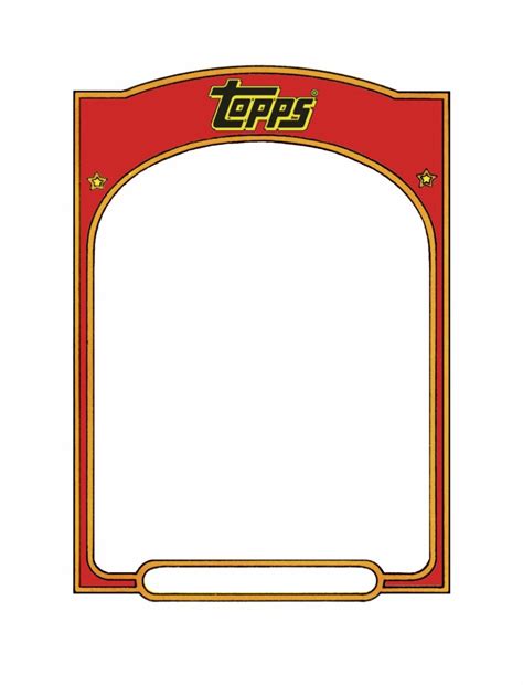 Topps Baseball Card Template