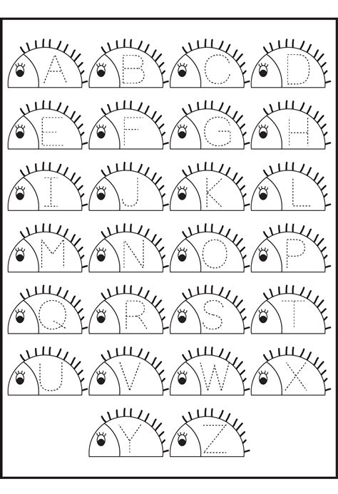 Tracing Letters Template