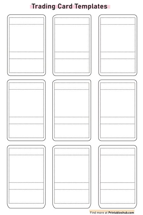 Trading Card Templates