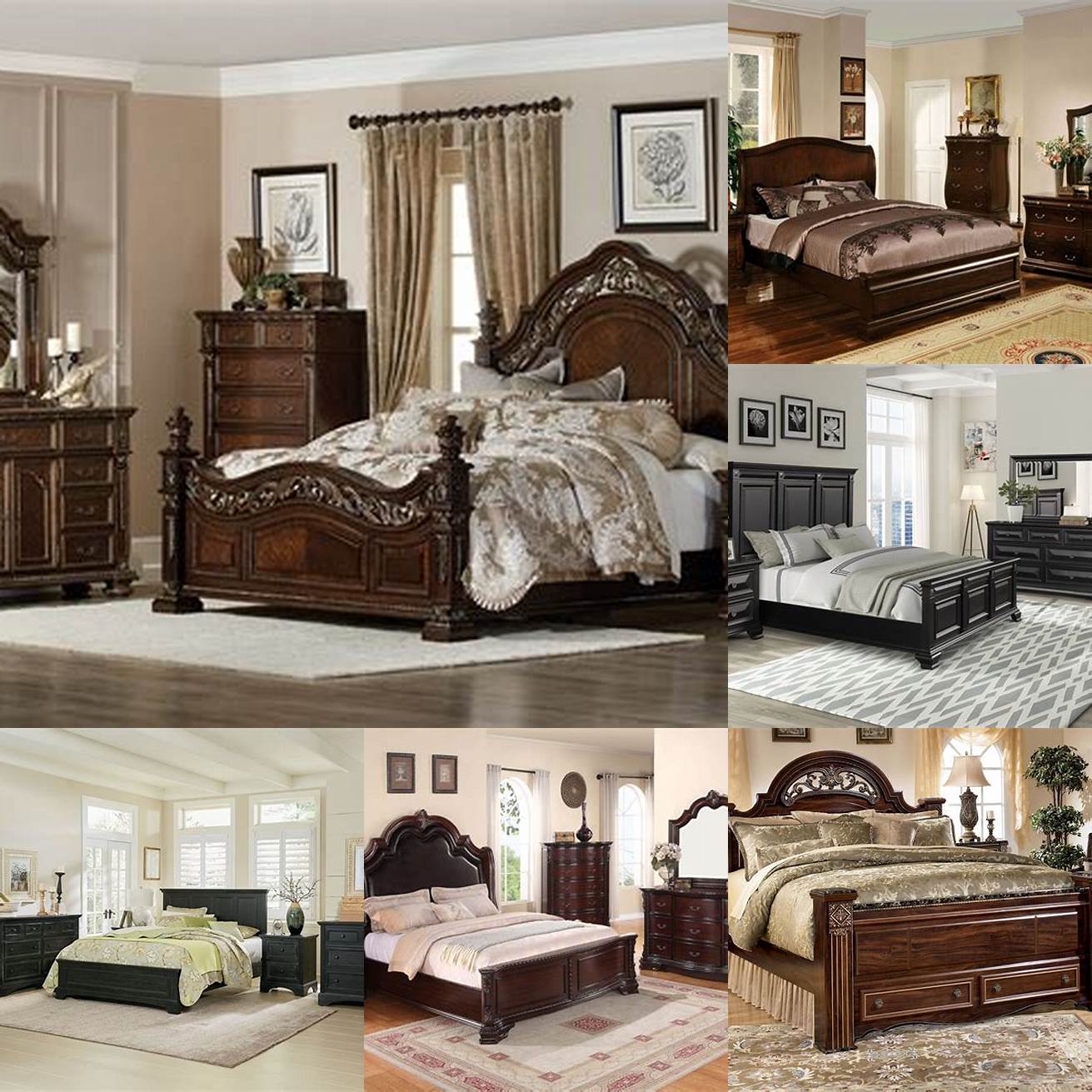 Traditional Queen Bedroom Furniture Set