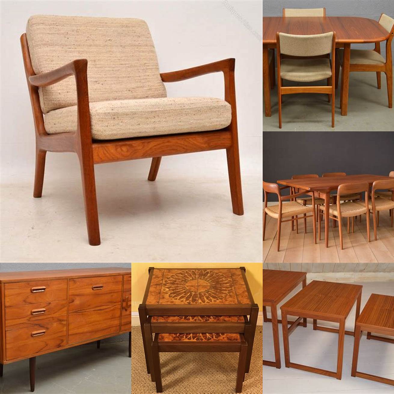 Traditional Style Retro Teak Furniture