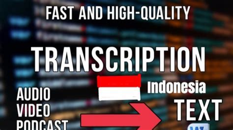 Transkripsi di Indonesia