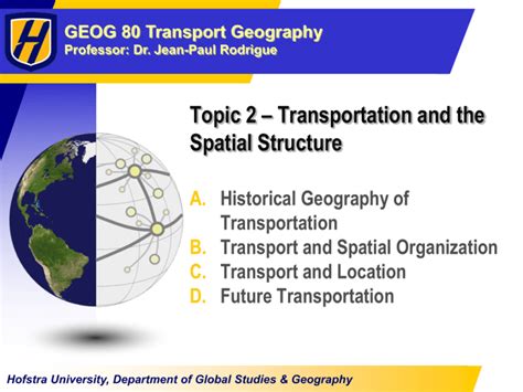 Transportation in Geography