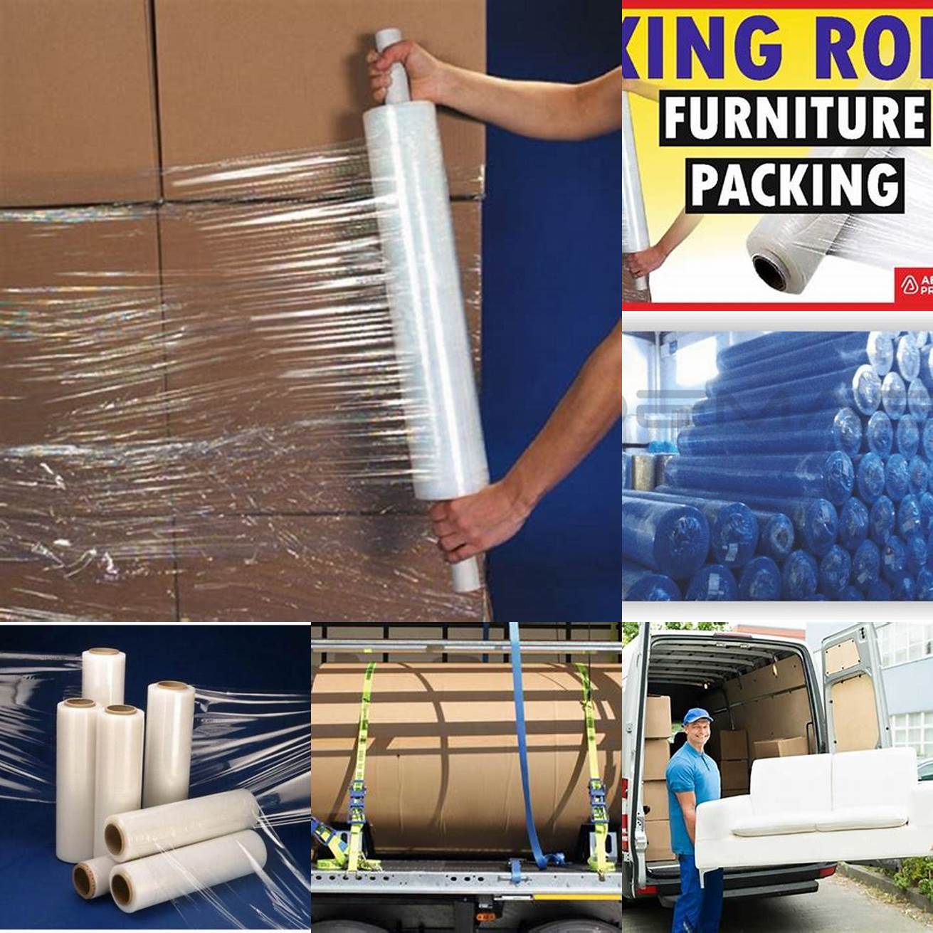 Transporting the roll packaging