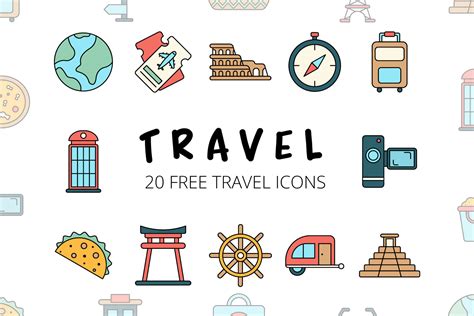 Travel Icons Free