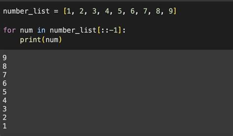 Traverse a list in reverse order in Python duplicate