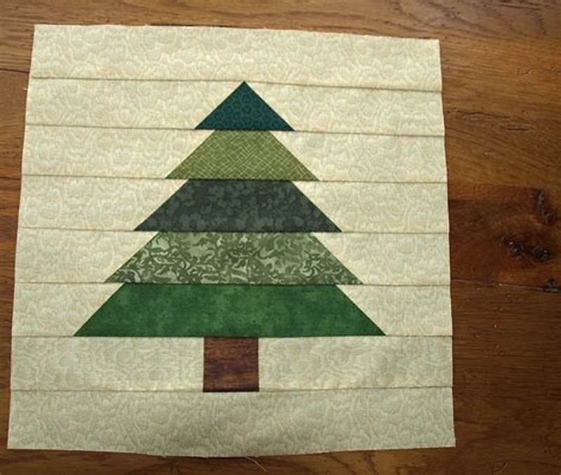 Tree Quilt Block Pattern