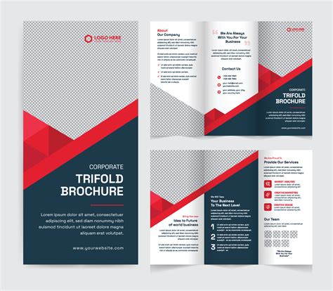 Tri Fold Brochure Design Templates