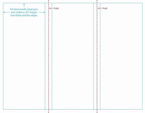 Trifold Brochure Template Word
