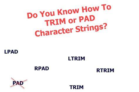 Trim specific character from a string