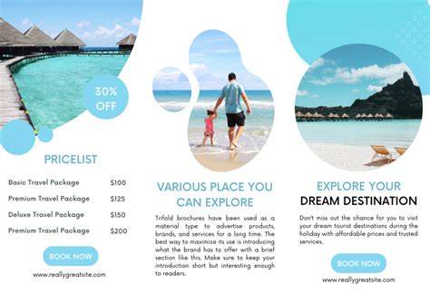 Trip Brochure Template