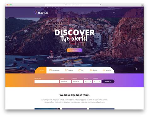 Trip Website Template